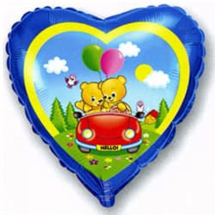 201574 Серце 18 Ведмежата на авто