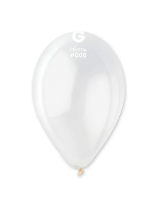 Кулька латексна G90/10" (26cm) пастель  кристал  прозорий (G90 00) 1уп/100шт