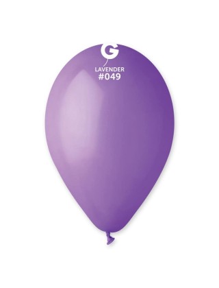  Кулька латексна G90/10" (26cm) пастель 49 лаванда 1уп/100шт