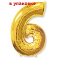 В упаковке Цифра 6 Flexmetal ЗОЛОТО (B901766O)