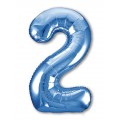 Цифра 2 Slim Agura Синій (102 см / 40') 756393