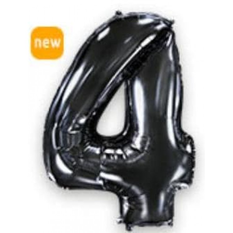 Цифра 4 Flexmetal ЧЕРНАЯ (901764 N)