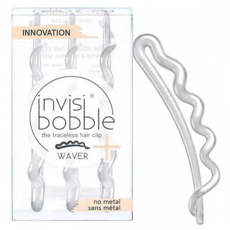 Затискач для волосся Invisibobble WAVER Crystal Clear 