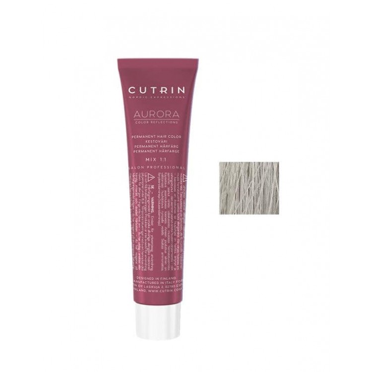 Перманентная краска для волос Cutrin Aurora Permanent Hair Color - 10.06 морозный блонд