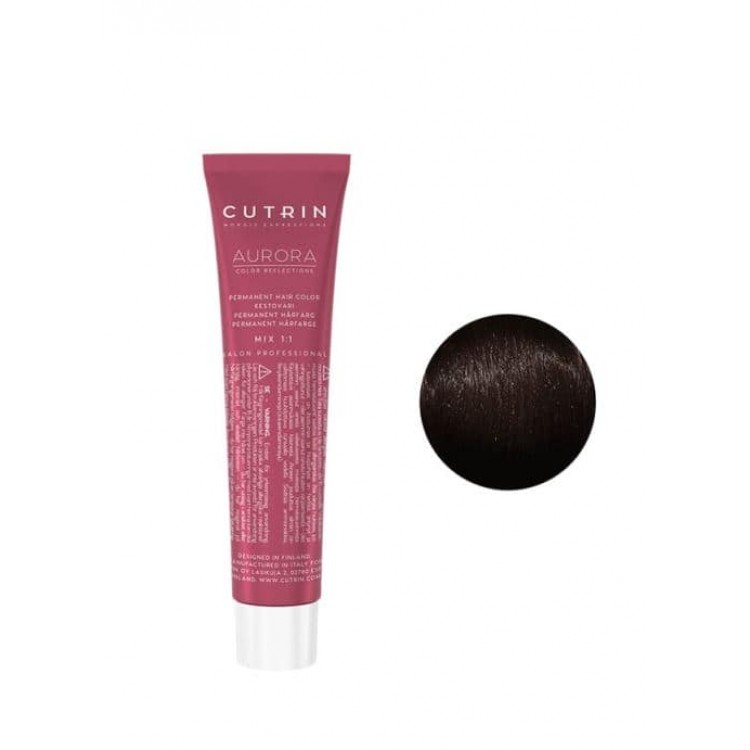 Перманентна фарба для волосся  Cutrin Aurora Permanent Hair Color, 5.1 світлий попелясто-коричневий