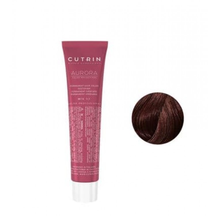 Перманентна фарба для волосся Cutrin Aurora Permanent Hair Color - 5.74 шоколадне печиво