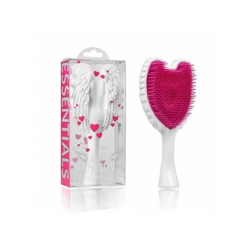 Расческа Tangle Angel ESSENTIALS White Pink