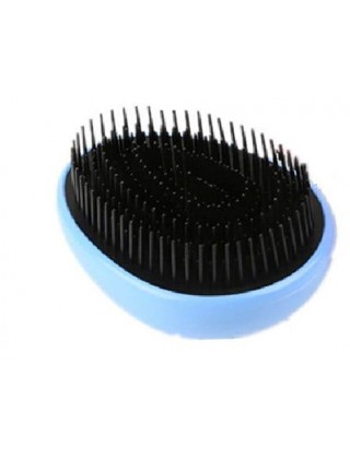 Щетка массажная мини CS 047A для волос Light Blue, 110*85мм