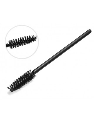 Набор черных щеточек для ресниц и бровей с черной ручкой, 1уп/10шт Набор черных щеточек для ресниц и бровей с черной ручкой, 1уп/10шт