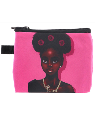 Косметичка мини с принтом Afro Girl 135*110мм CS0873