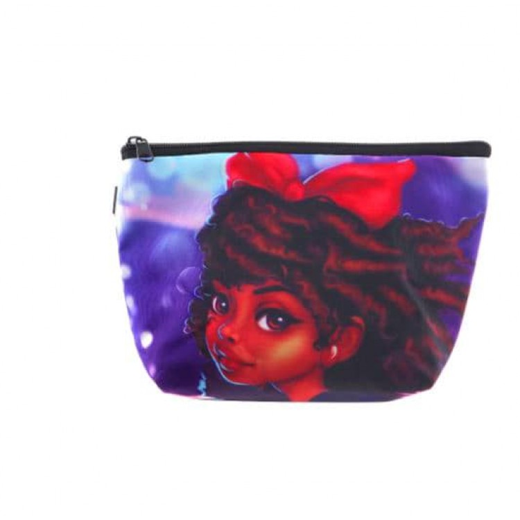 Косметичка с принтом Afro Girl (215*155)*135*55мм CS0883