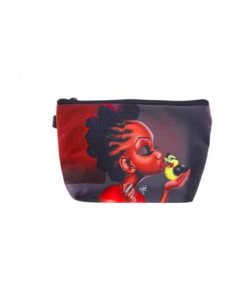 Косметичка с принтом Afro Girl (215*155)*135*55мм CS0888