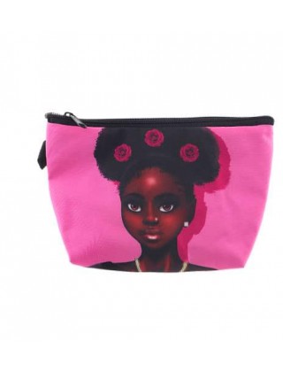 Косметичка с принтом Afro Girl (215*155)*135*55мм CS0889