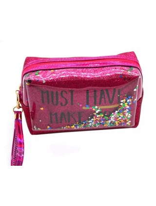 Косметичка Must Have Make Up 185X105X75 мм, малинова 1шт.