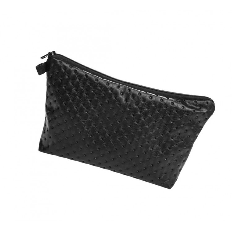 Косметичка  Black with Embossing 225*170*125мм, чорна