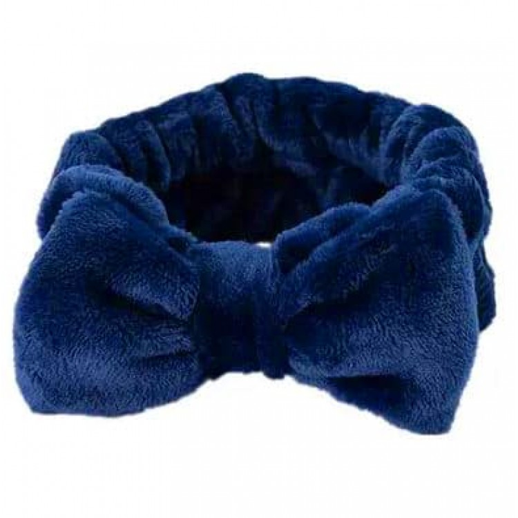 Косметическая повязка Бантик, Dark Blue