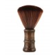 Щітка для змітання волосся професійна перукарська BARBER BRUSH CS 601 деревяна ручка