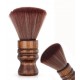 Щетка для сметки волос профессиональная парикмахерская BARBER BRUSH CS 602 деревянная ручка