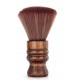 Щетка для сметки волос профессиональная парикмахерская BARBER BRUSH CS 602 деревянная ручка