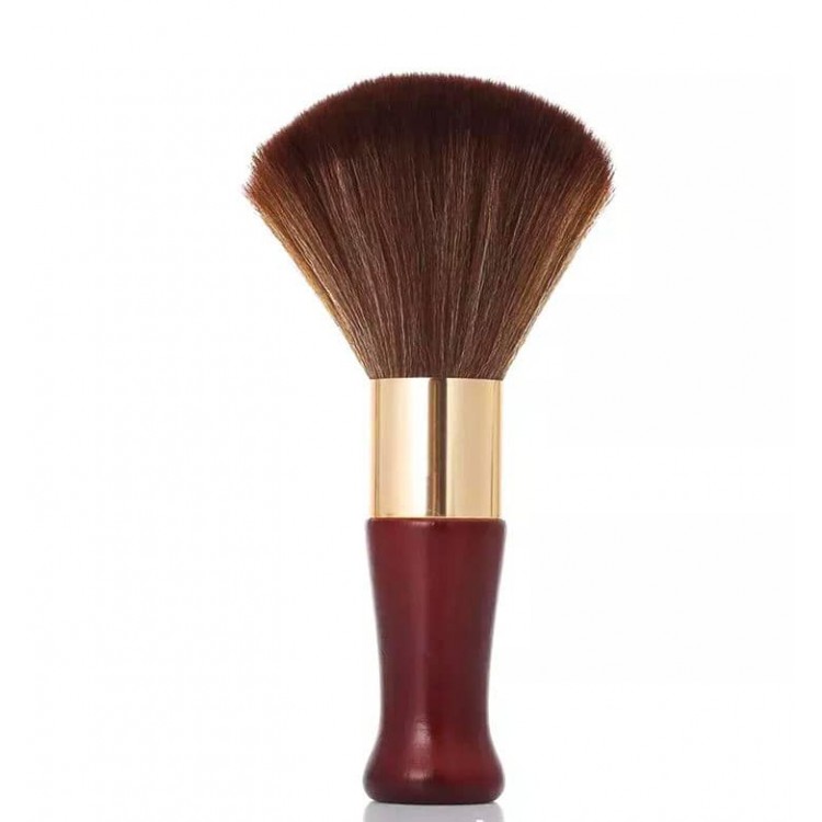 Щітка для змітання волосся професійна перукарська BARBER BRUSH CS 603 деревяна ручка