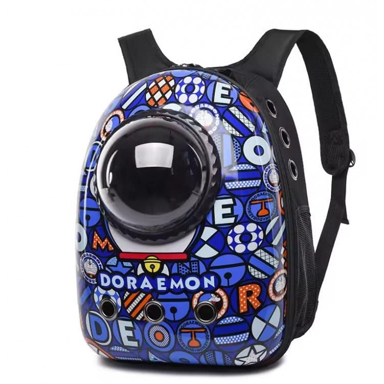 Рюкзак для тварин CS-1122C з ілюмінатором  водонепроникний 350*250*420мм  "DORAEMON" Уцінка (тріщина в корпусі)