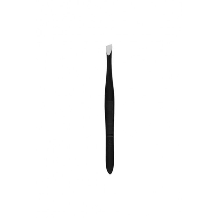 Пинцет скошенный профессиональный black SPL 9158