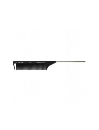 Расческа для волос с металлическим стиком SPL 13546 Carbon 220 мм