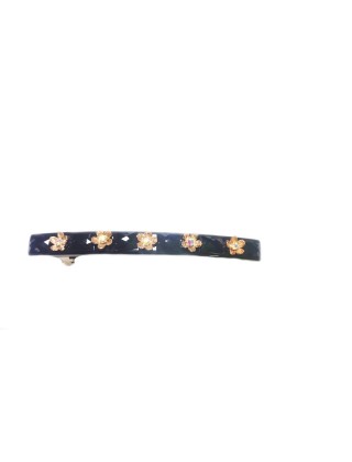 Заколка автомат для волос с украшениями Fashion Jewelry