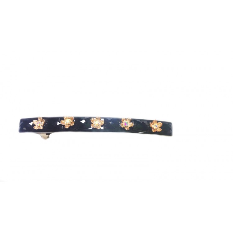 Заколка автомат для волос с украшениями Fashion Jewelry