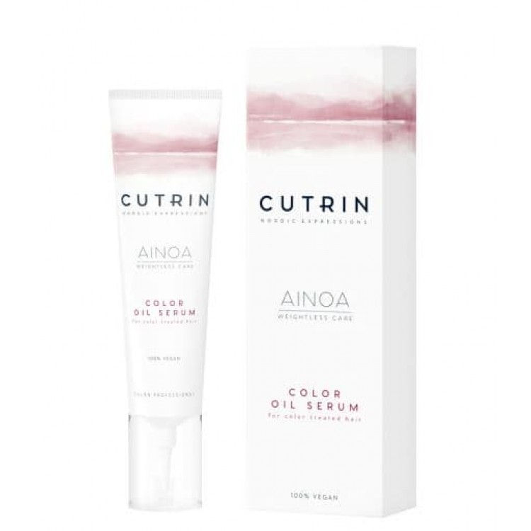 Сыворотка  для защиты цвета розглажуюча блеск и сияние CUTRIN AINOA COLOR 40мл
