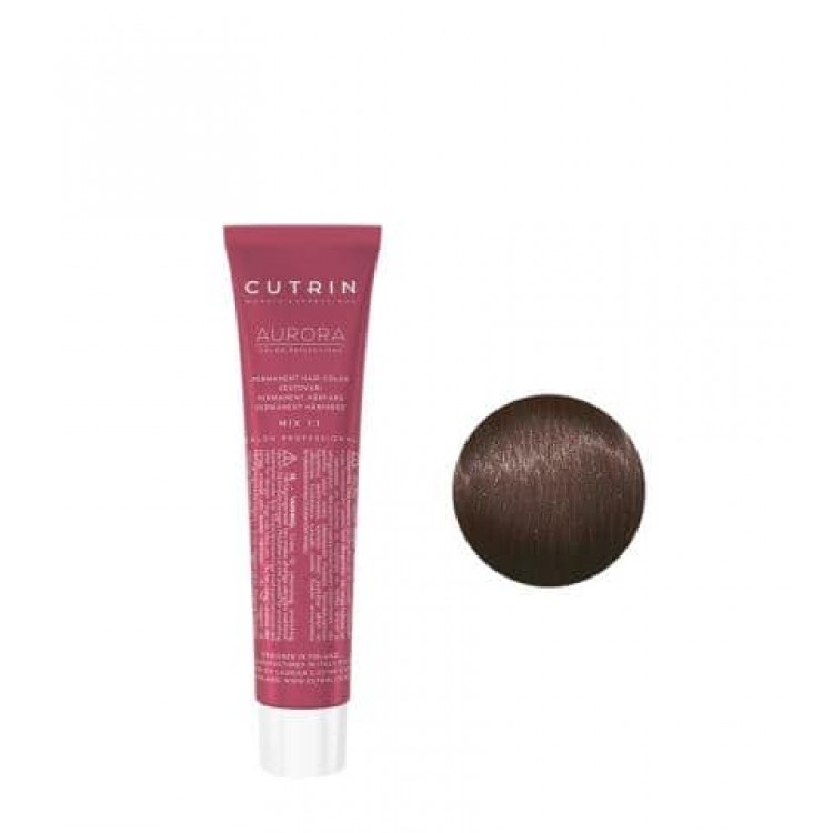 Перманентная краска для волос Cutrin Aurora Permanent Hair Color -   (Цвет: 7.16 Морозный Камень)