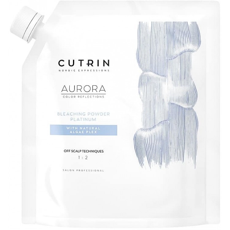 Обесцвечивающий порошок для волос 9 тон. Cutrin Bleach Powde Platinum, 500г