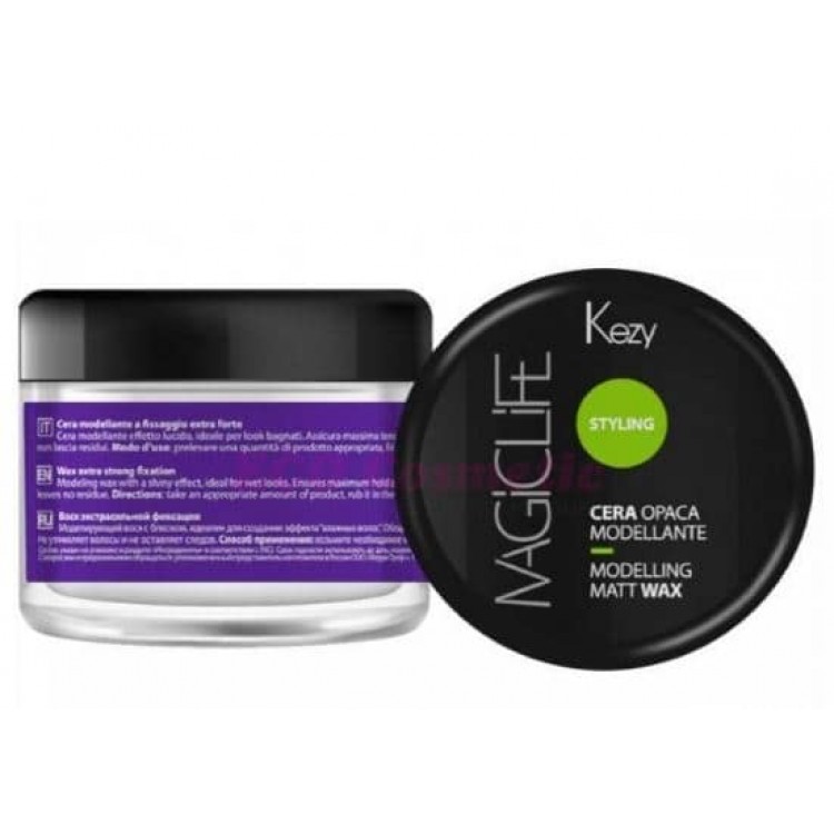Віск моделюючий з матовим ефектом середньої фіксації Kezy Magic Life Modelling Matt Wax, 50 мл