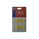 Невидимки для волос фрезерные SPL золотые 60мм, 1уп/24 шт.