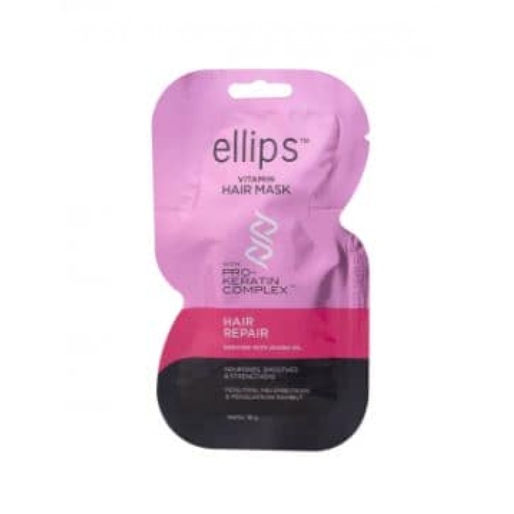 Ellips Hair Mask Маска Восстановление для волос с Про-Кератиновым Комплесом 18г 