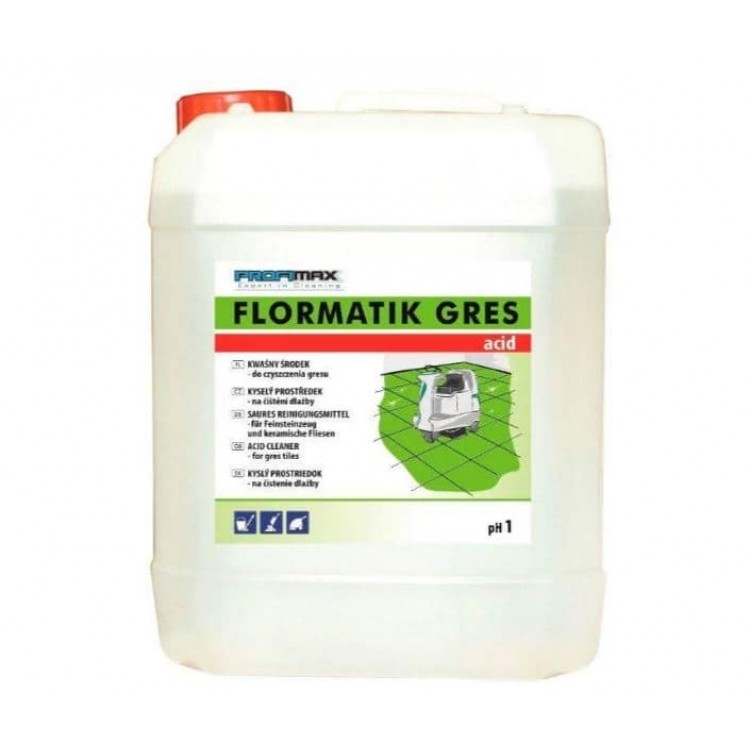 LAKMA FLORMATIK GRES ACID Засіб для чищення мікропористих поверхонь, 10 литр