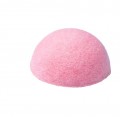 Спонж конжаковий у формі полусфера розовий. Konjac sponge half ball (pink)