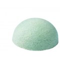 Спонж конжаковый в фоме полусфера салатовый. sponge half ball (green tee)
