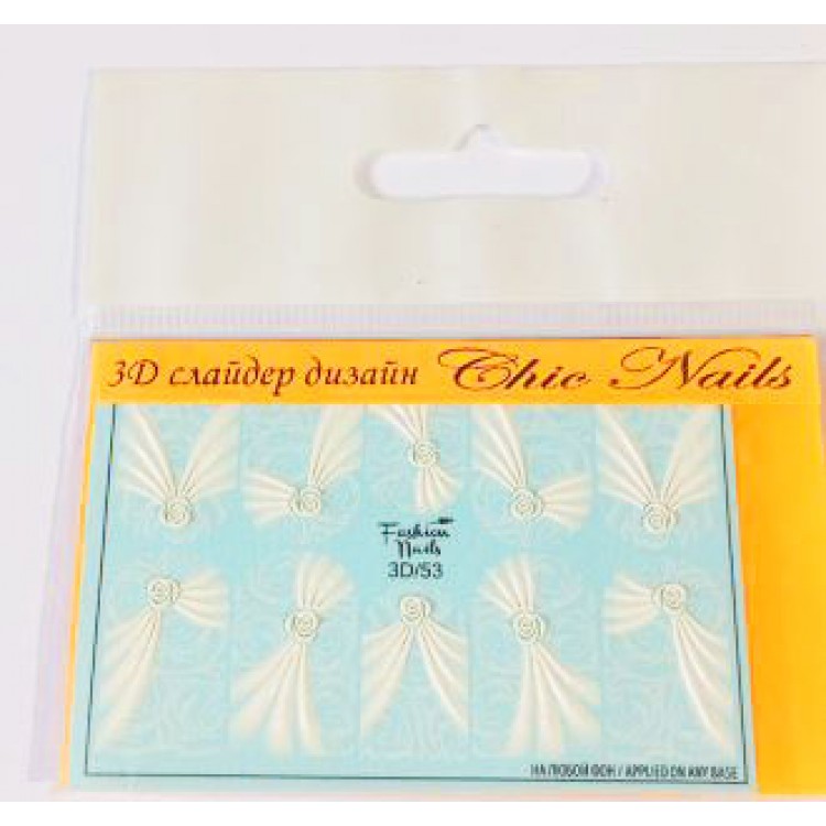 Наклейки для дизайна ногтей Chik Nails
