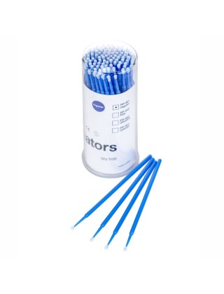 Микробраш для наращивания и снятия ресниц, голубой, MWR-901