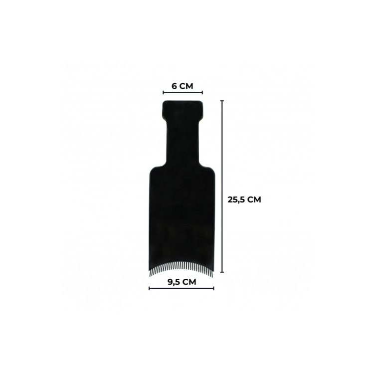 Планшет для мелирования черный средний 255x95мм SPL 13713