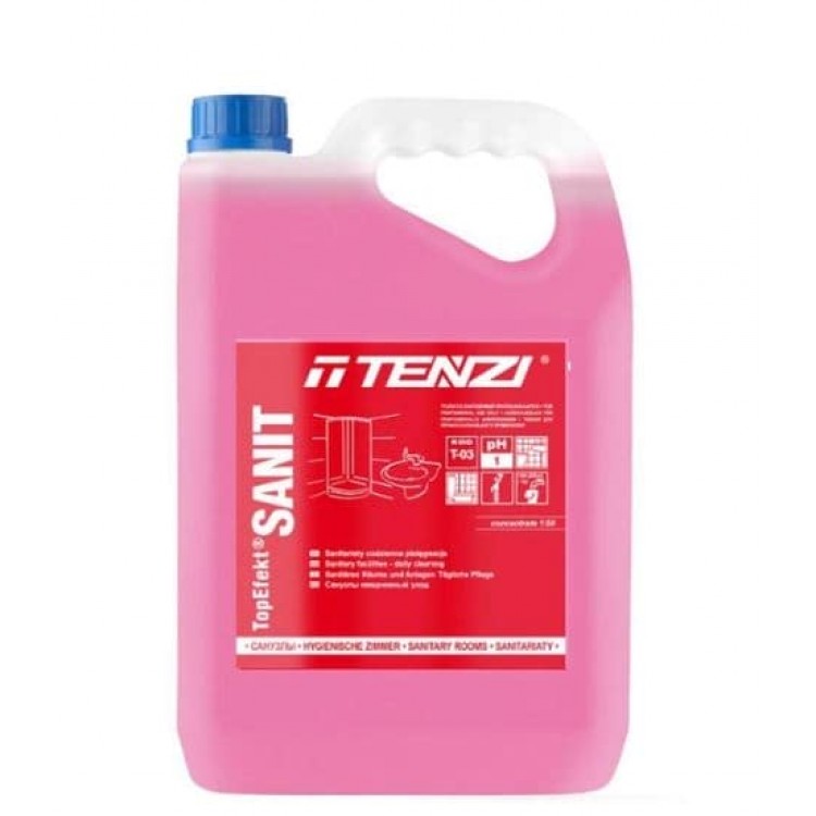 TENZI Topefekt Sanit средство для мытья ванн, душевых кабин, раковины и смесителей , 5л